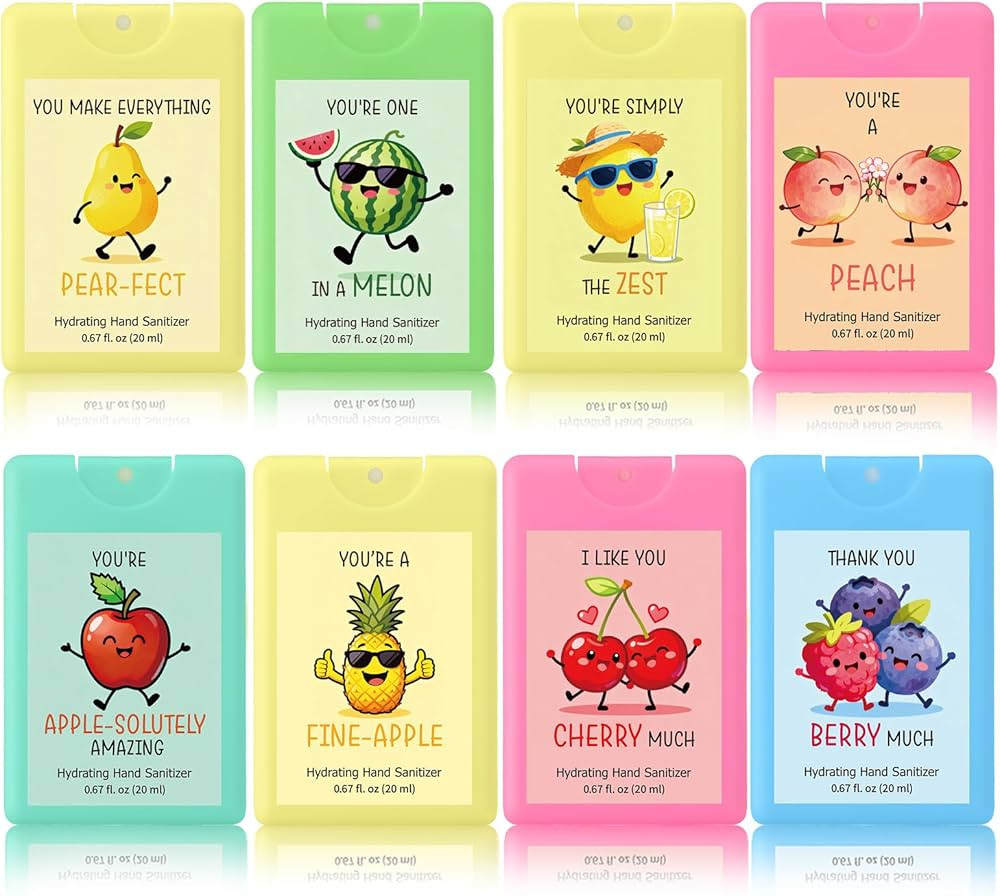 Frienda 8 Pack Inspirational Hand Sanitizer Spray Bulk Portable Travel Size Mist Hydrating with S... | Amazon (US)