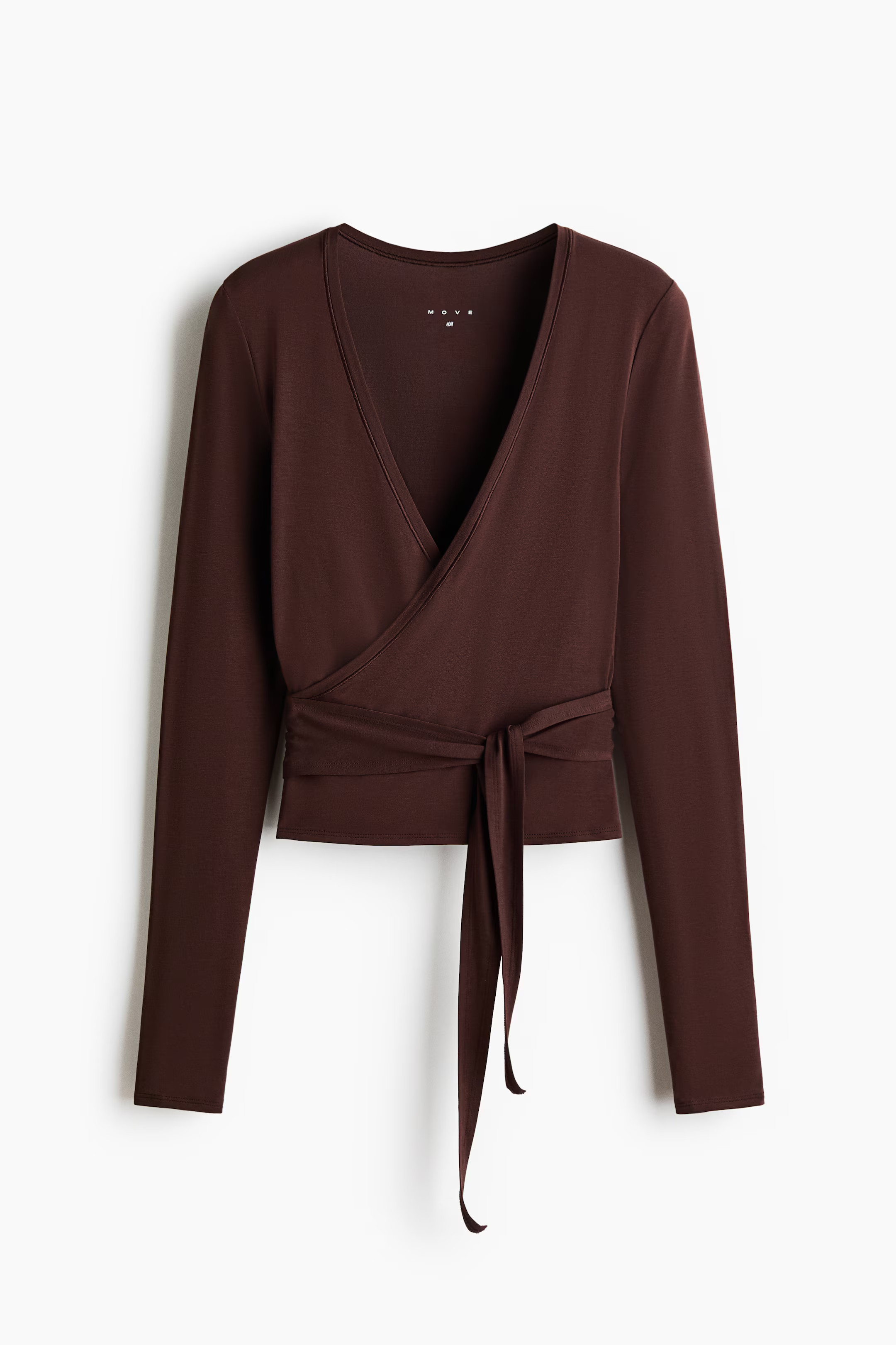Sports Wrap Top in Modal | H&M (US + CA)