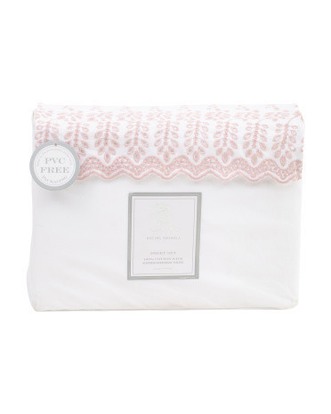 Cotton Embroidered Eyelet Sheet Set | Marshalls