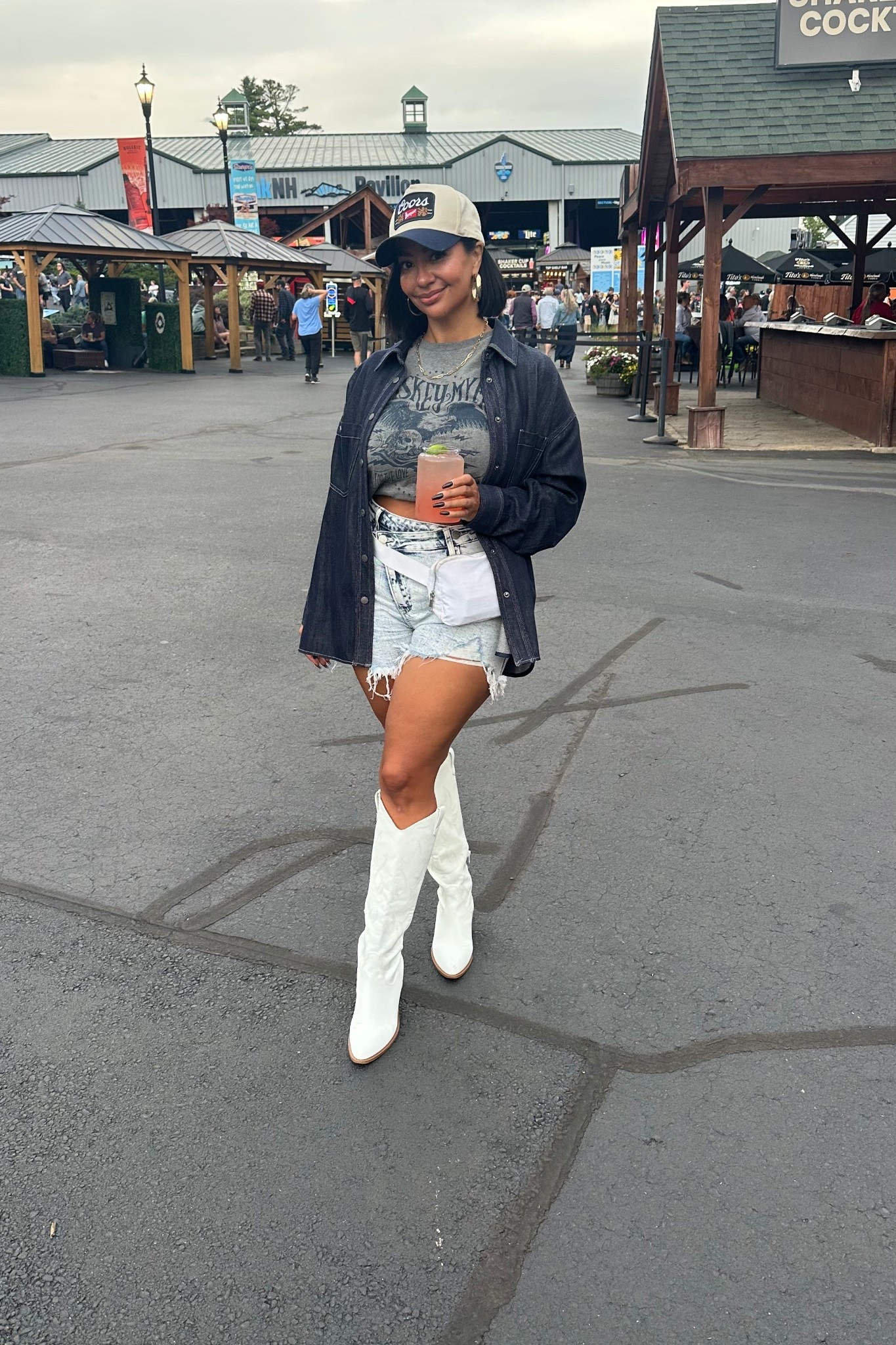 Country concert outfit for spring / summer or even winter if you live in a warm weather state 🫶🏽

boots
jean shorts
denim shirt 

#LTKPetite #LTKFindsUnder50 #LTKOver40