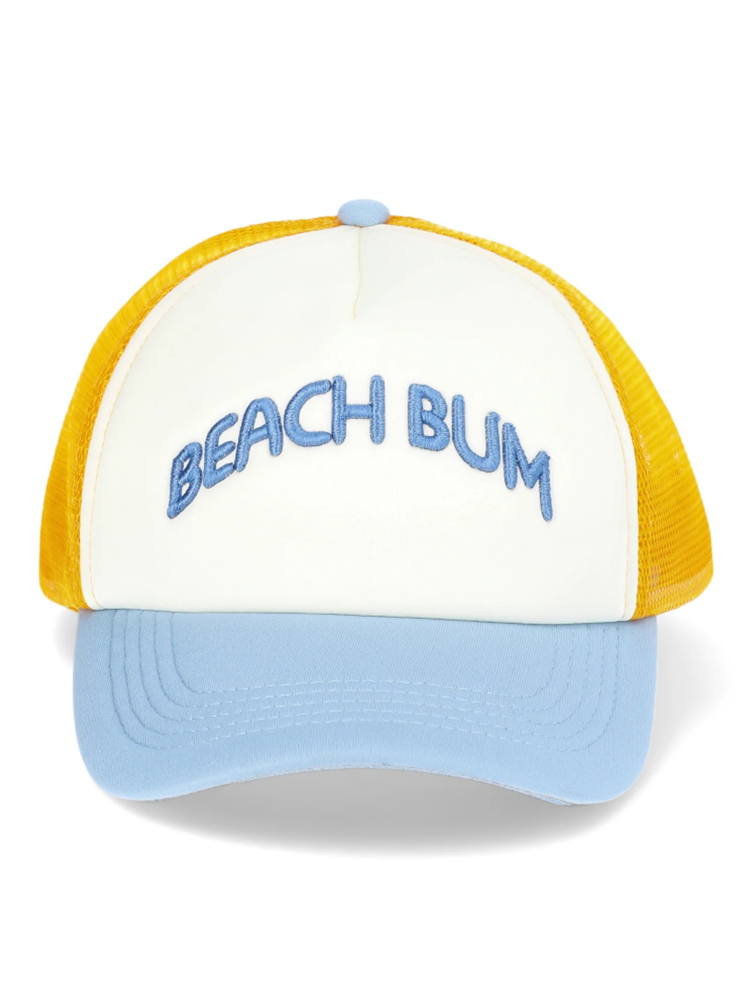 No Boundaries Trucker Hat, Women’s, Ivory | Walmart (US)