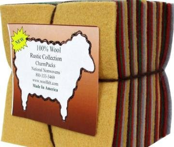 100% Wool Charm Pack-Rustic | Amazon (US)
