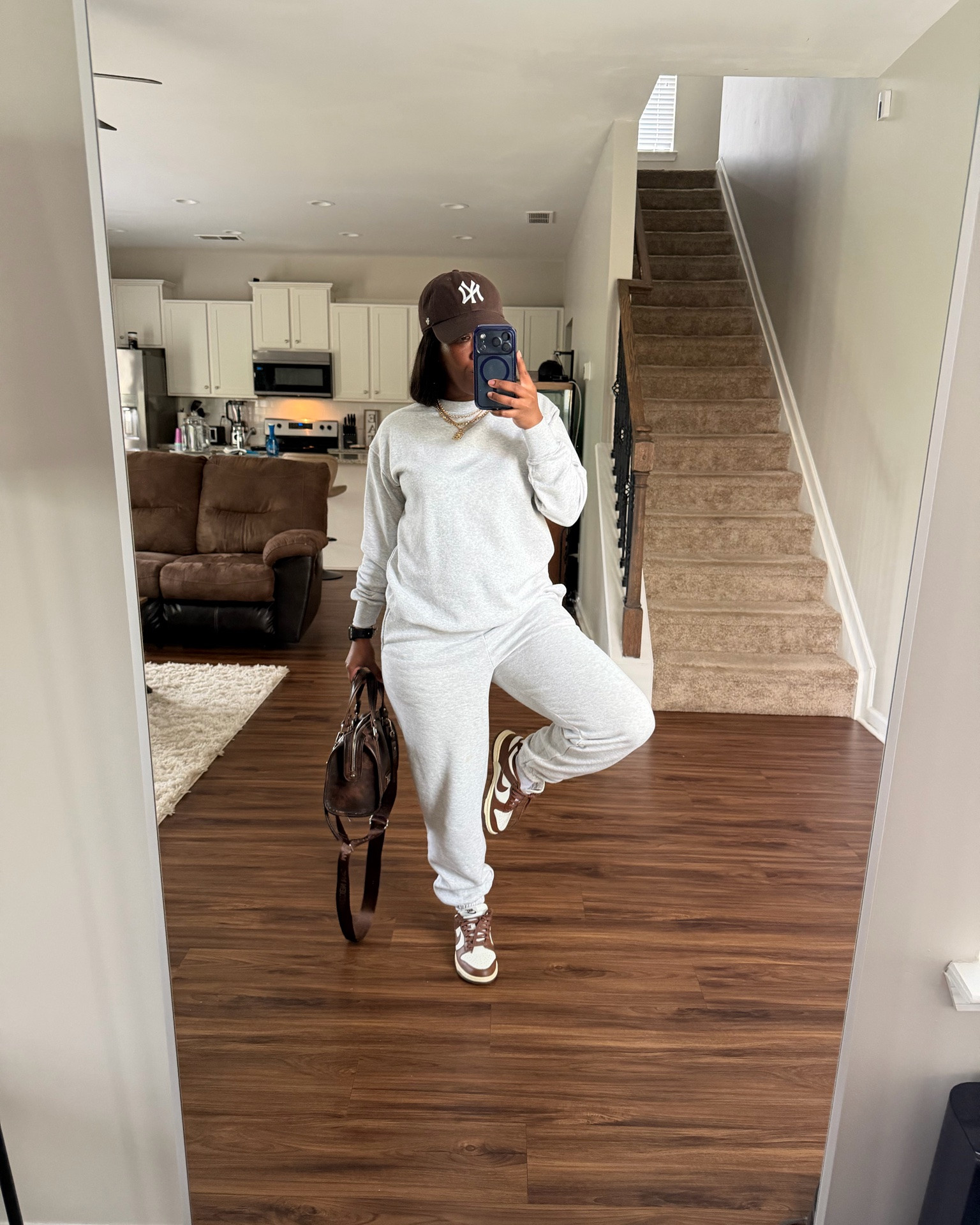 If you’ve been trying to figure out what to wear with grey sweatpants besides a basic T-shirt, here are seven grey sweatpants outfit ideas I’ve actually worn, from matching sweats and sneakers to denim shirts, ankle boots and faux leather jackets.

#LTKootd #LTKOver40 #LTKPetite
