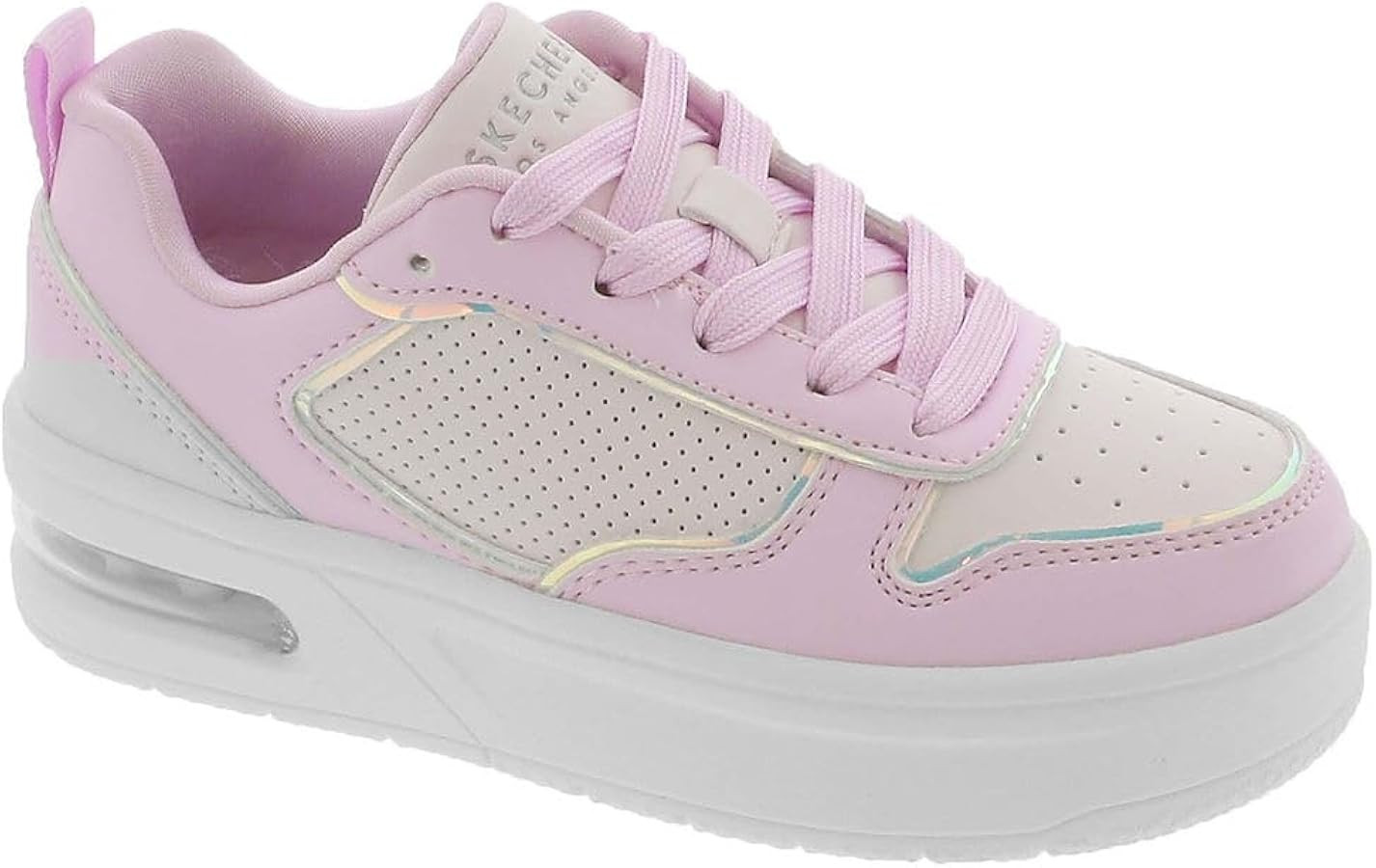 Amazon.com | Skechers Court Hi-Air Sneaker, Pink/Light Purple, 2 US Unisex Little Kid | Sneakers | Amazon (US)