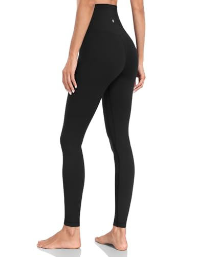 HeyNuts Yoga Pro Extra Long High Waisted Leggings for Tall Women, Workout Gym Yoga Pants Compression Leggings 31'' Black XL(14) | Amazon (US)