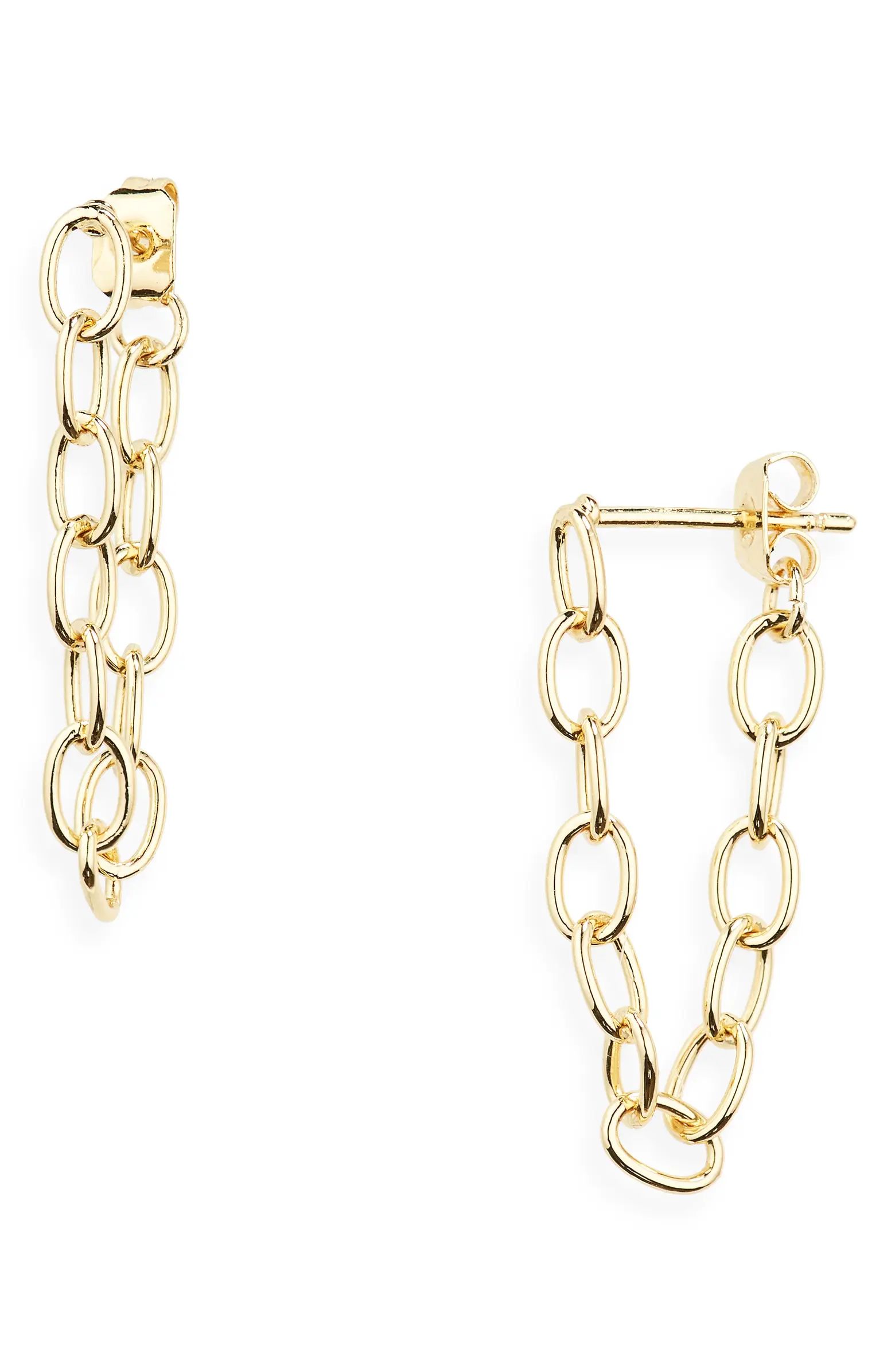 Demifine Draped Chain Drop Earrings | Nordstrom