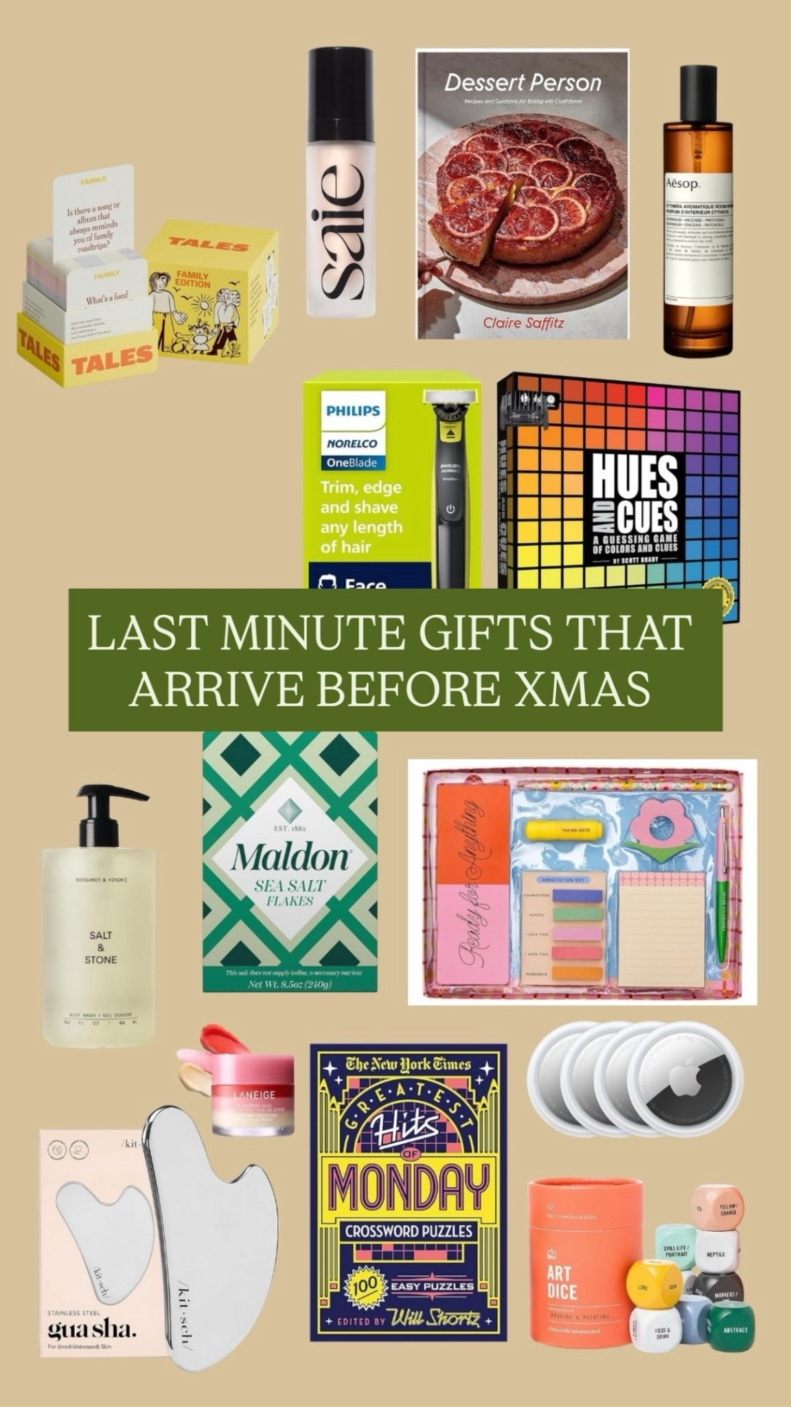 In case anyone else is doing last minute shopping… these all arrive before Christmas! 🎄

#LTKHoliday #LTKGiftGuide #LTKSeasonal