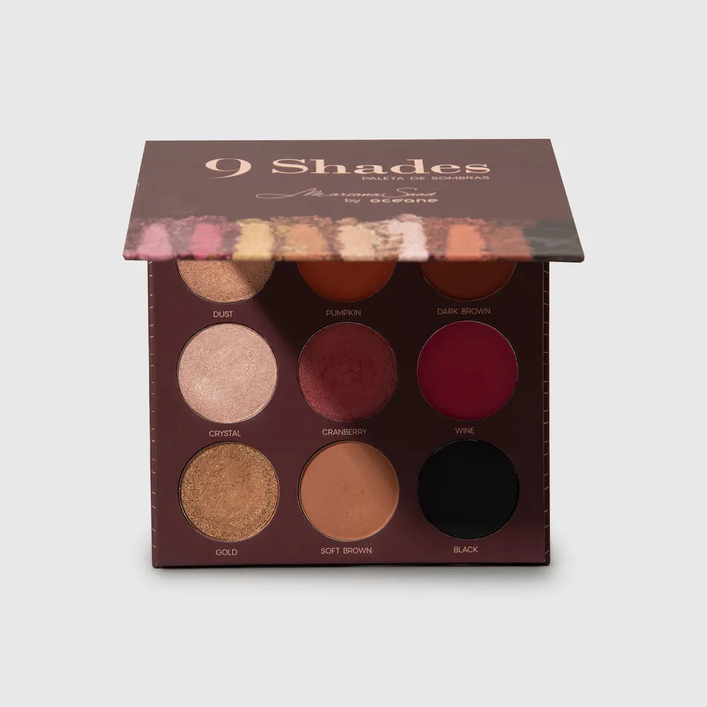 Paleta de Sombras Mariana Saad By Océane - 9 Shades 30,6g. | Oceane (BR)