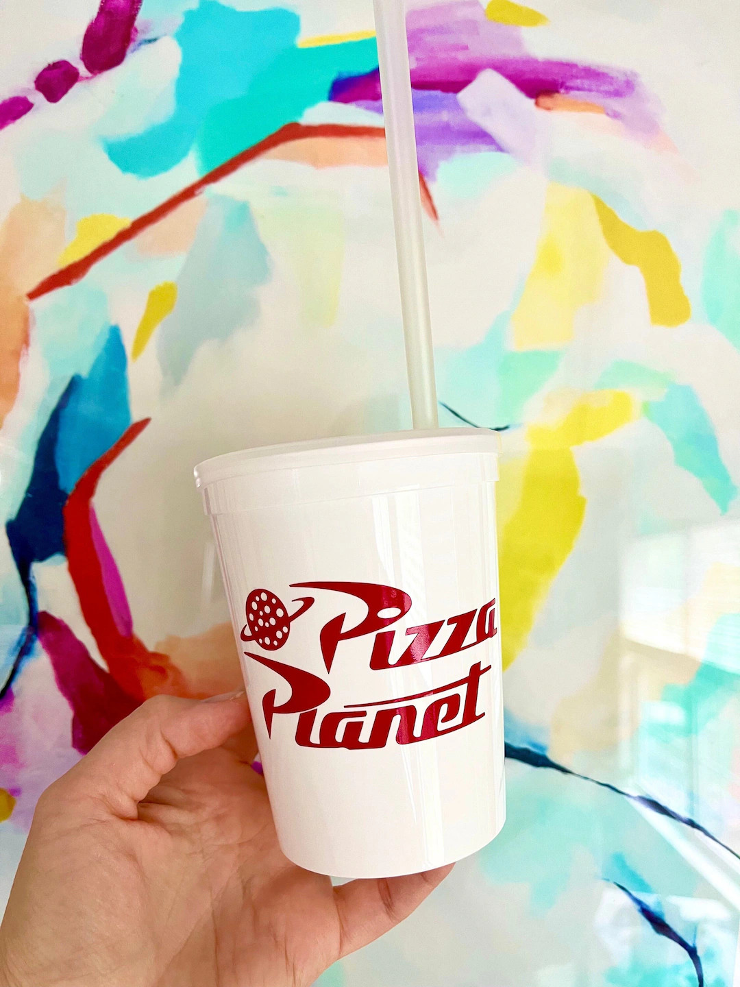 Pizza Planet Party Cups, Toy Story Themed Birthday Party, Pizza Planet Party Decor, Kids Party Cu... | Etsy (US)