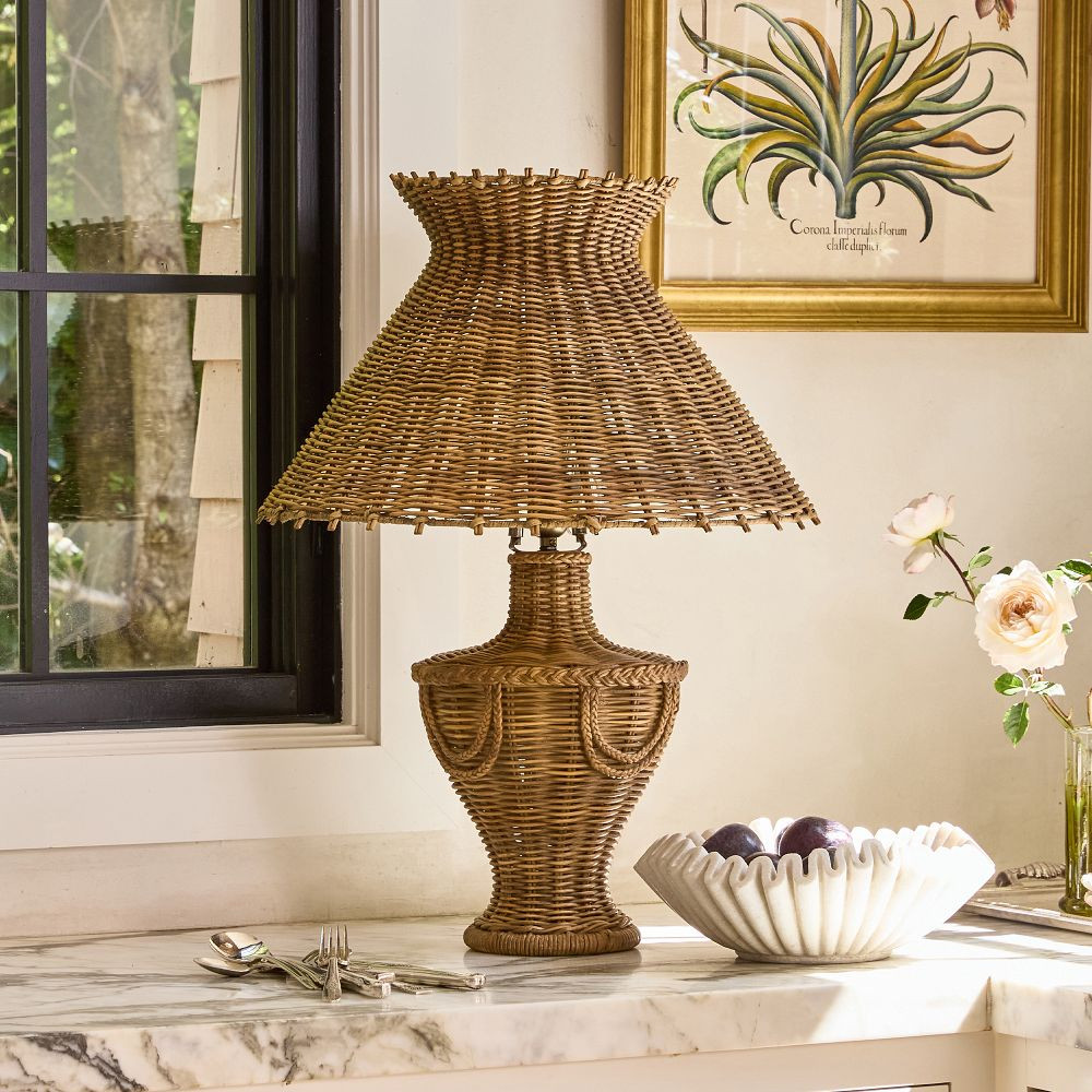 Olivia Braided Lamp Base | GreenRow