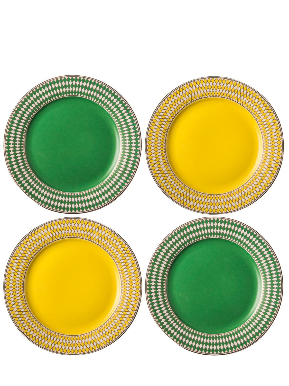 Chess Set Of 4 Side Plates | Luisaviaroma