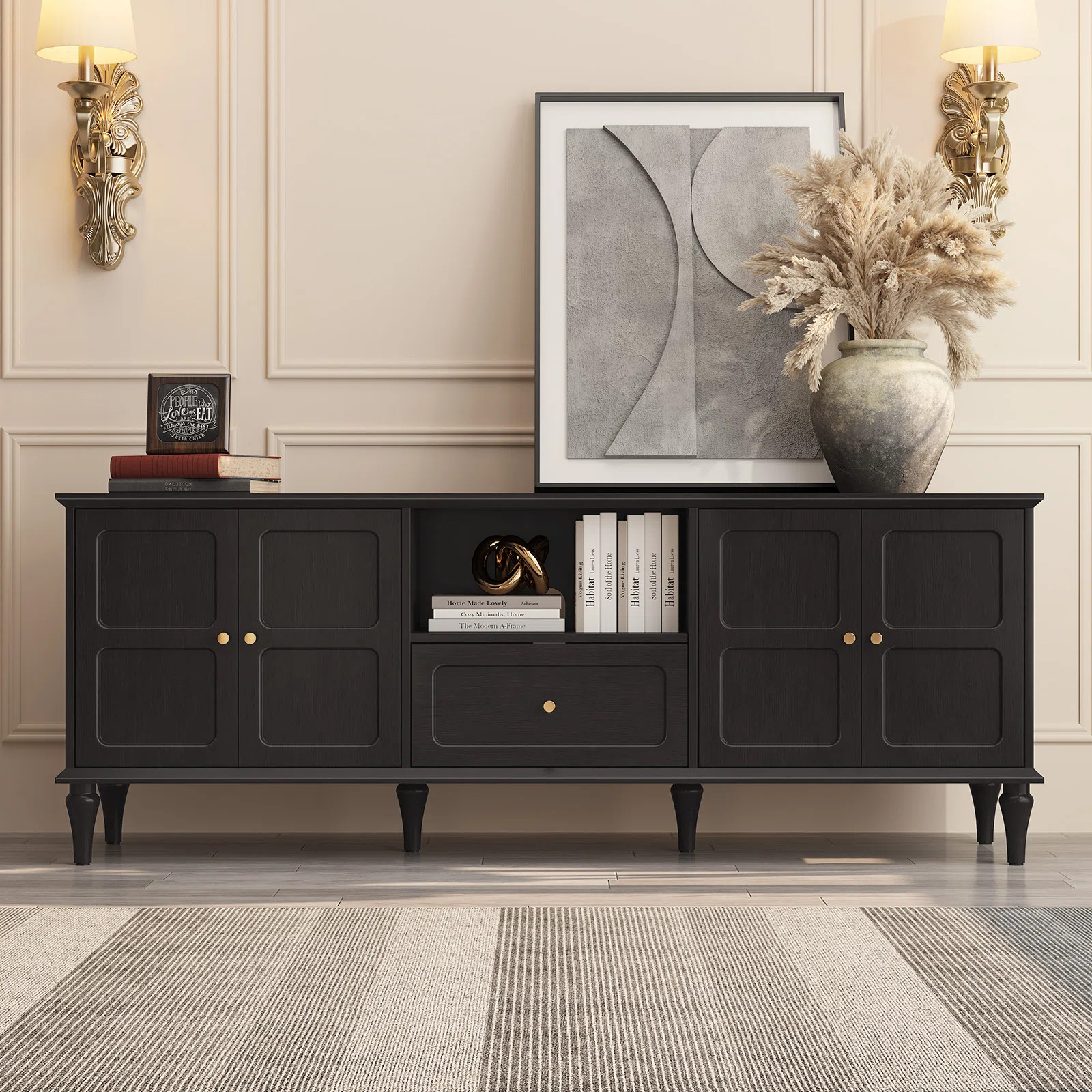 67" Mid-Century TV Stand for TVs up to 75" | Wayfair North America