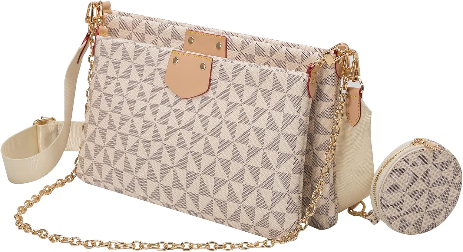 Small Crossbody Bags for Women Luxury Envelope Purses Designer Handbags with Coin Pouch 3 in 1 Bags | Amazon (US)