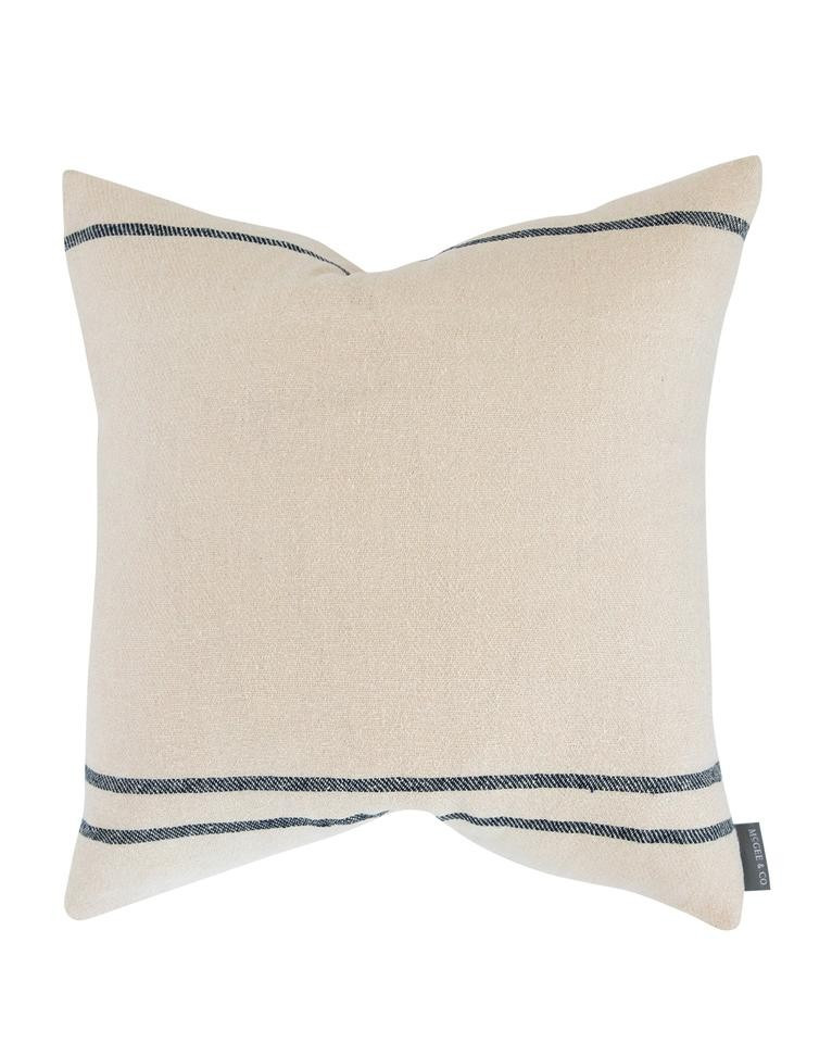 Abigail Silk Stripe Pillow Cover | McGee & Co.