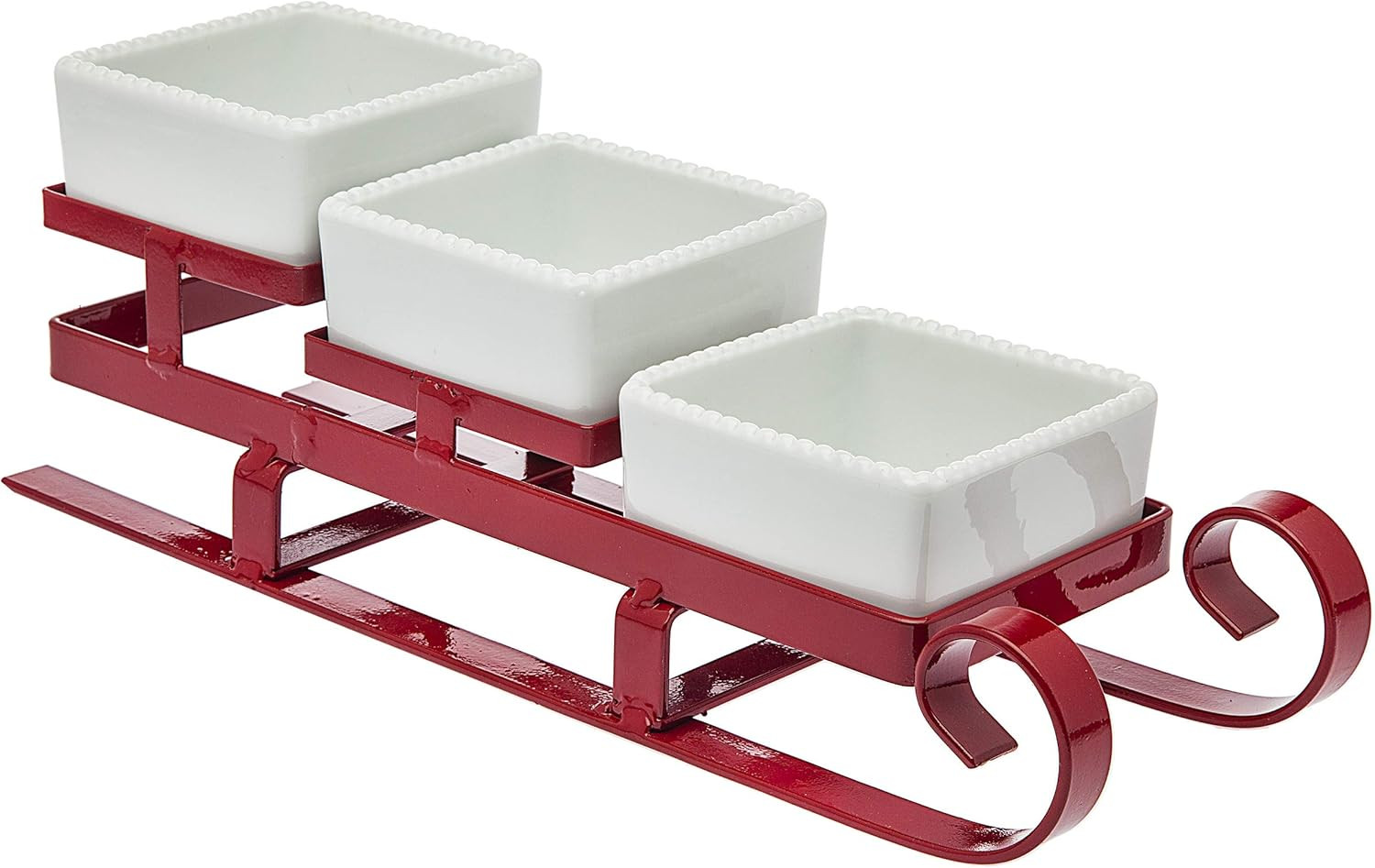 Holiday Sleigh Relish Bowl Condiment Dip Holder by Godinger | Amazon (US)