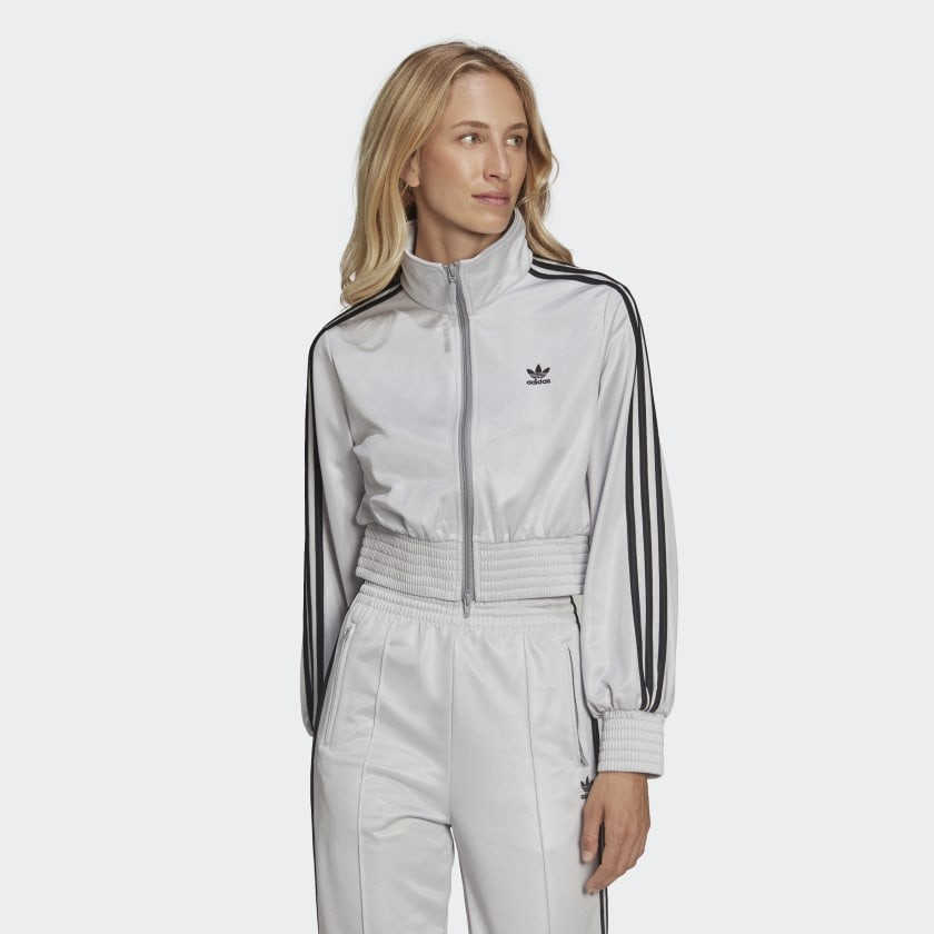adidas Adicolor Classics High-Shine Track Jacket - Silver | adidas Canada | adidas (CA)