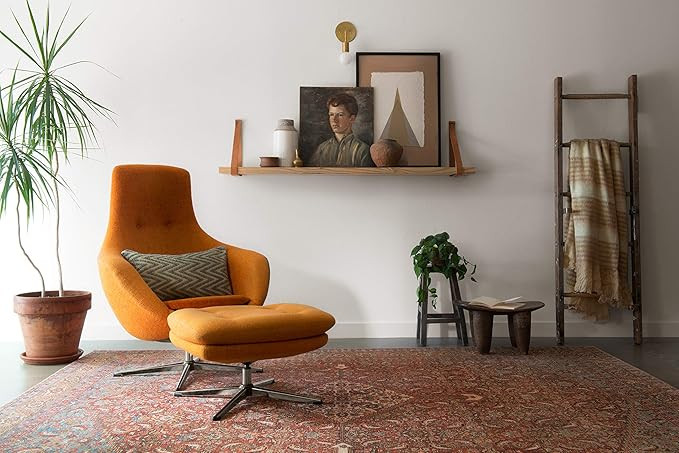 Loloi II Loren Collection LQ-06 Red / Multi, Traditional 5'-0" x 7'-6" Area Rug | Amazon (US)