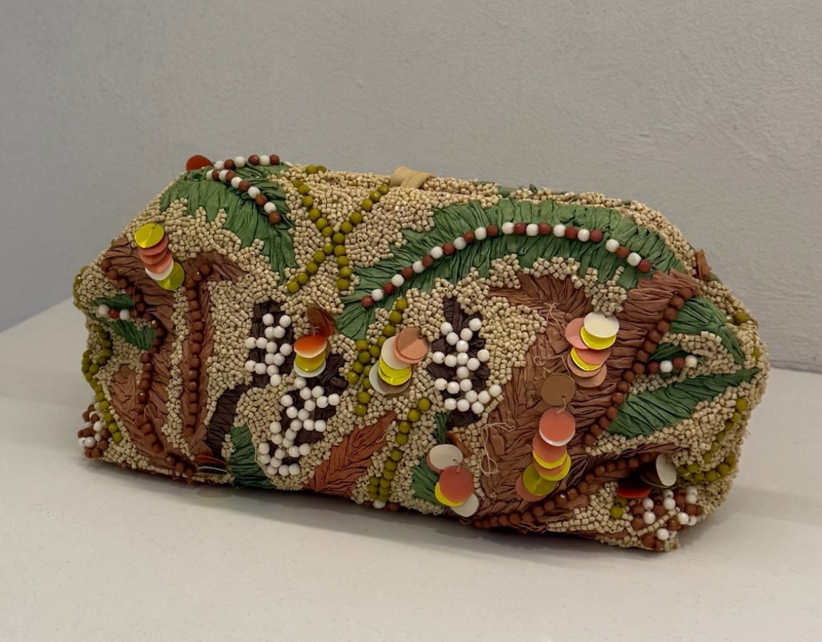 colorful beaded pouch clutch! Add to your handbag rotation! 