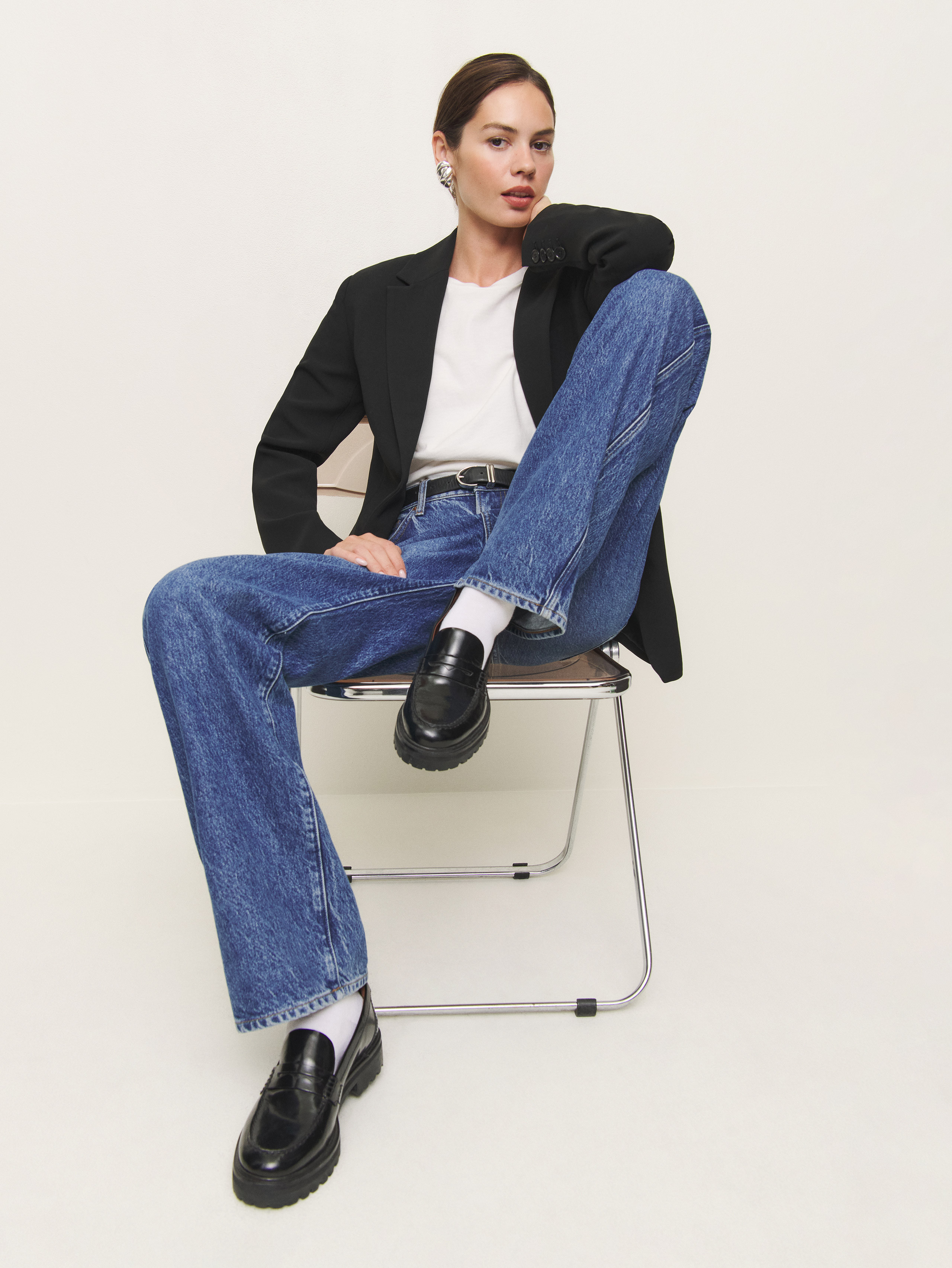 Agathea Chunky Loafer | Reformation (Global)