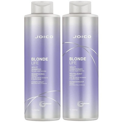 Joico Blonde Life VIOLET Shampoo & Conditioner (33.8 oz XXL LITER DUO SET KIT) | Purple Formula For Cool & Bright Blonde Hair | Target