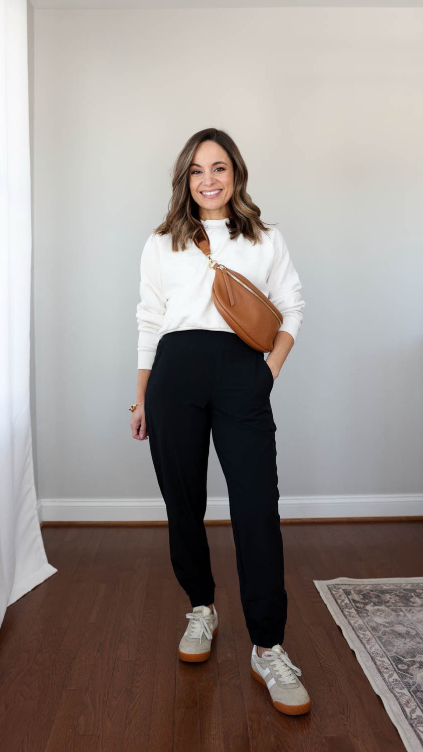 A comparison of a few of my favorite pants and joggers from Athleta! 


Brooklyn joggers: petite 0 (a little oversized) 
White tank top: xs 
White sweatshirt: xxs

My measurements for reference: I’m 4’10” and 105lbs. My bust, waist, and hip measurement is 32”, 24”, and 36”.


#LTKActive #LTKPetite #LTKTravel