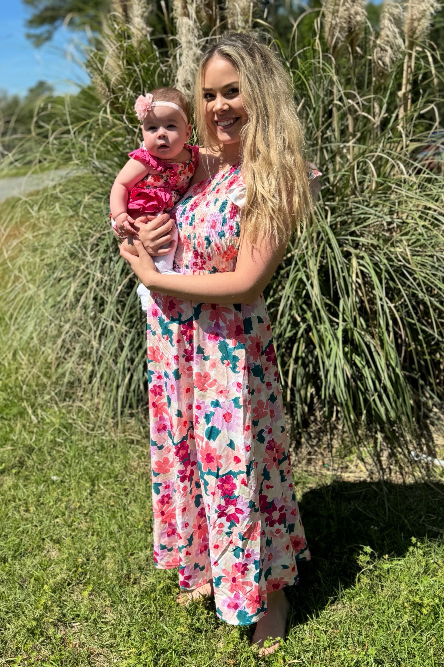 Mommy and me floral 

#LTKfamily #LTKtravel #LTKbaby