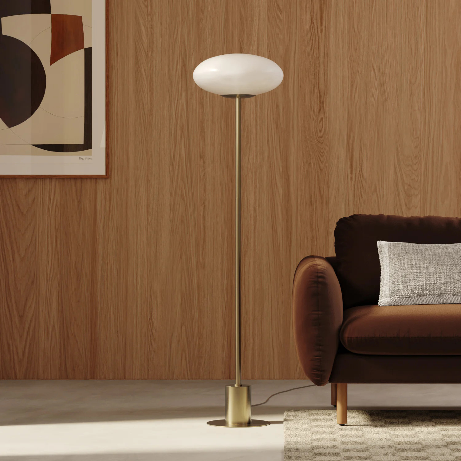 Menken Floor Lamp - Brass | Article