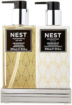 NEST Fragrances Grapefruit Liquid Soap and Hand Lotion Gift Set | Amazon (US)