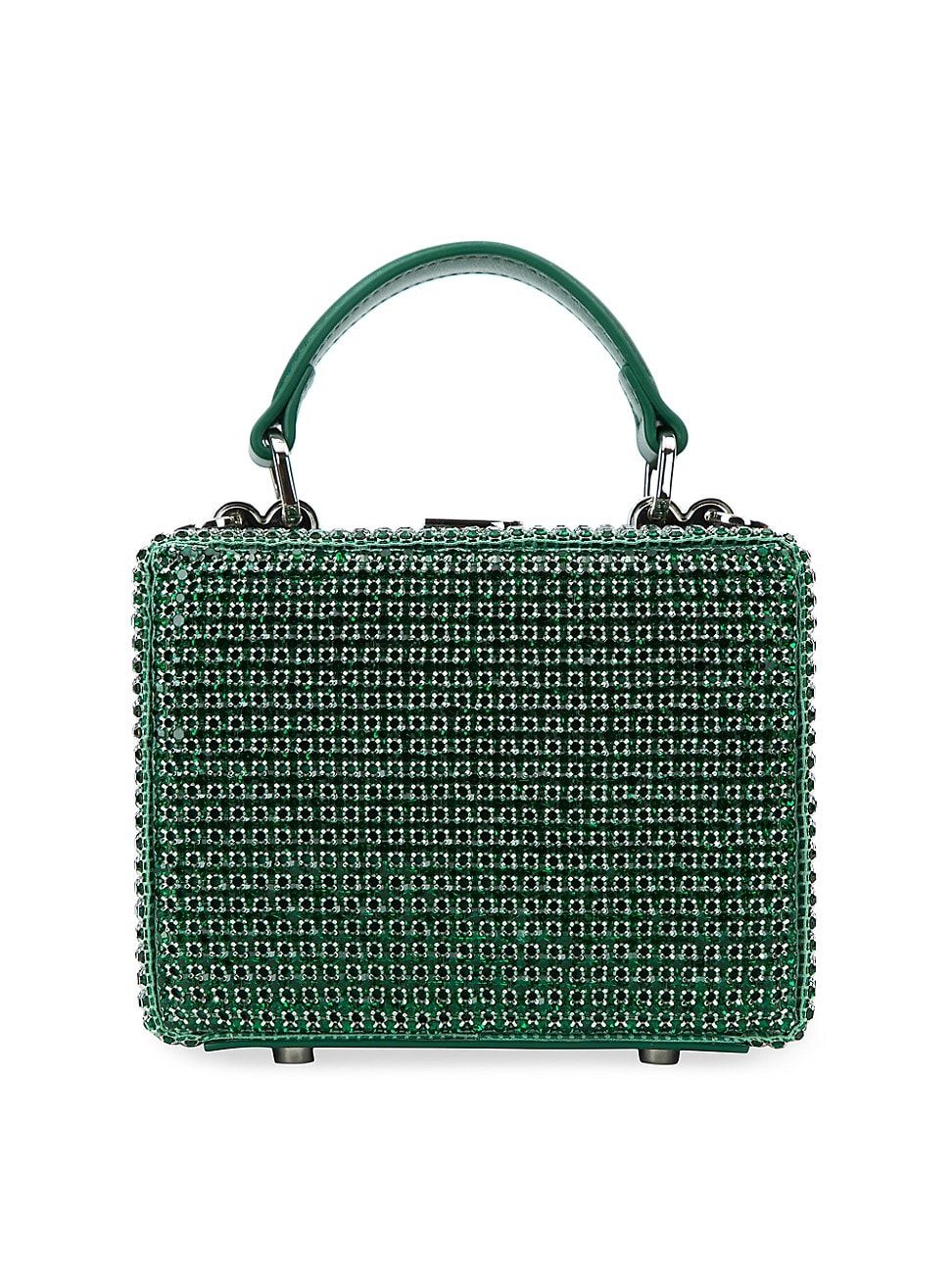 Women's Mini Kendrick Rhinestone Box Bag - Emerald | Saks Fifth Avenue