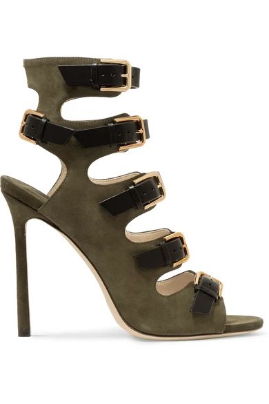 Trick suede and leather sandals | NET-A-PORTER (UK & EU)