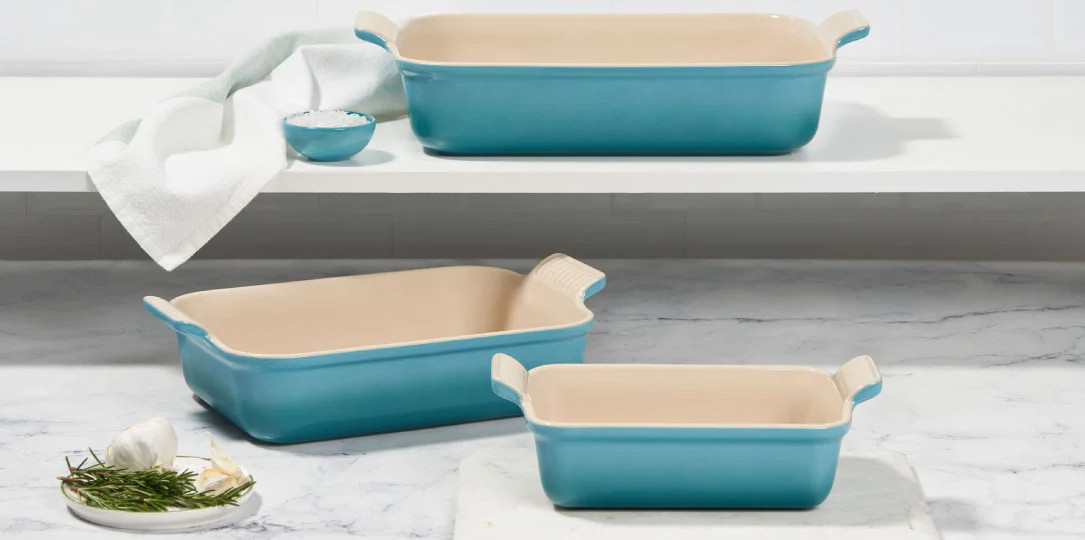 Heritage 3-Piece Rectangular Baking Dish Set | Le Creuset
