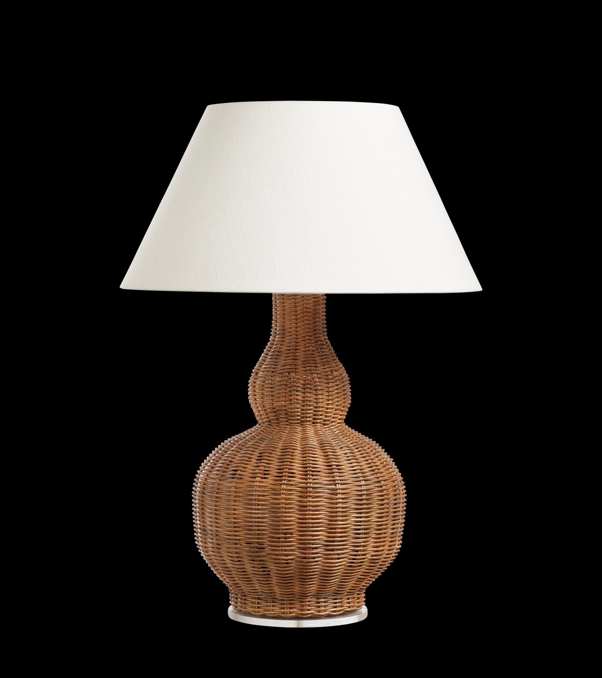Calabash Rattan Table Lamp - Natural | OKA US
