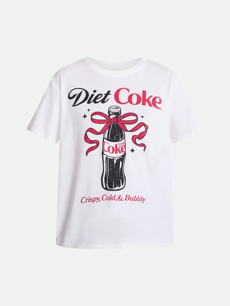 Diet Coke Women's Graphic Tee with Short Sleeves, Sizes XXS-XXL | Walmart (US)