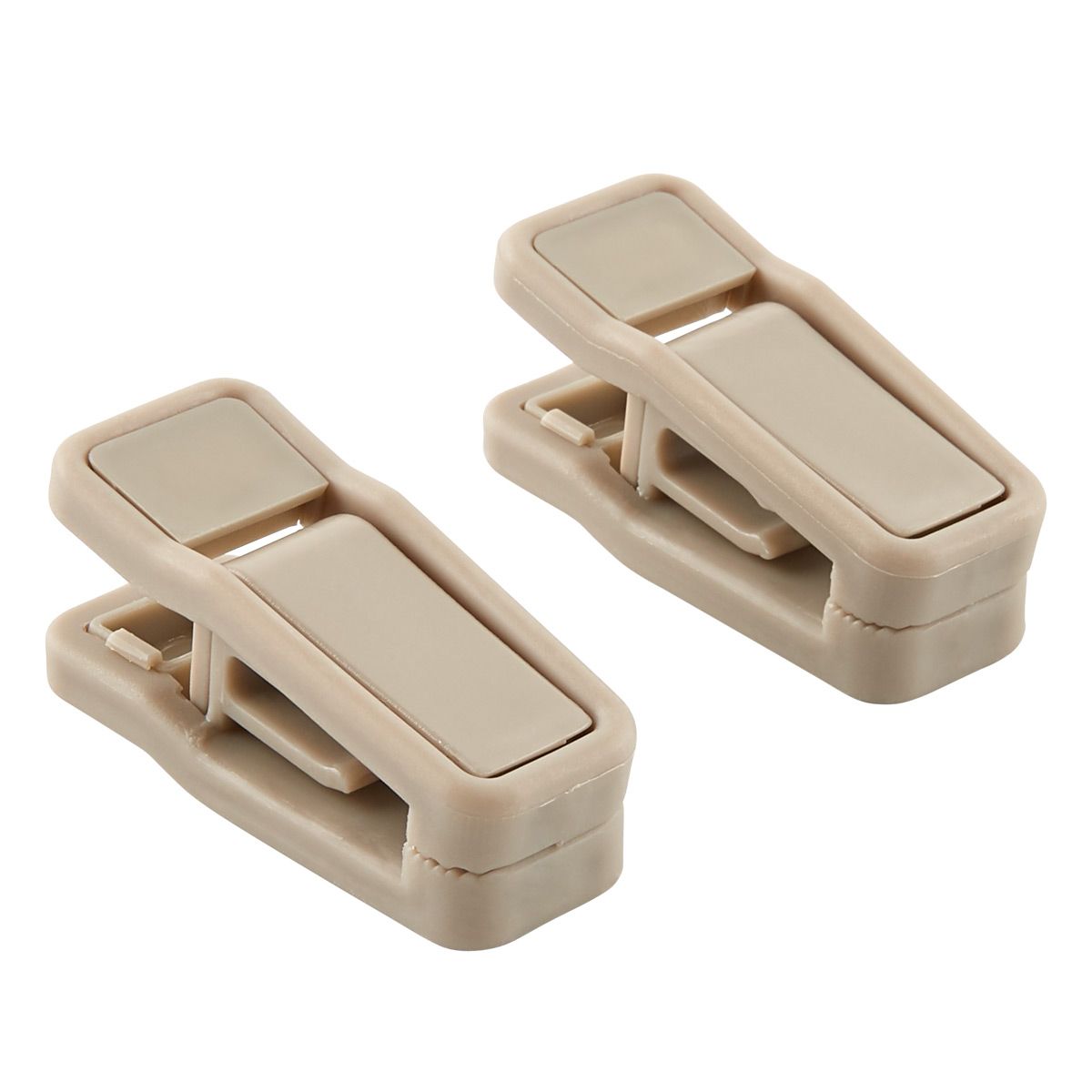 Pant/Skirt Hanger Clips Taupe Pkg/10 | The Container Store