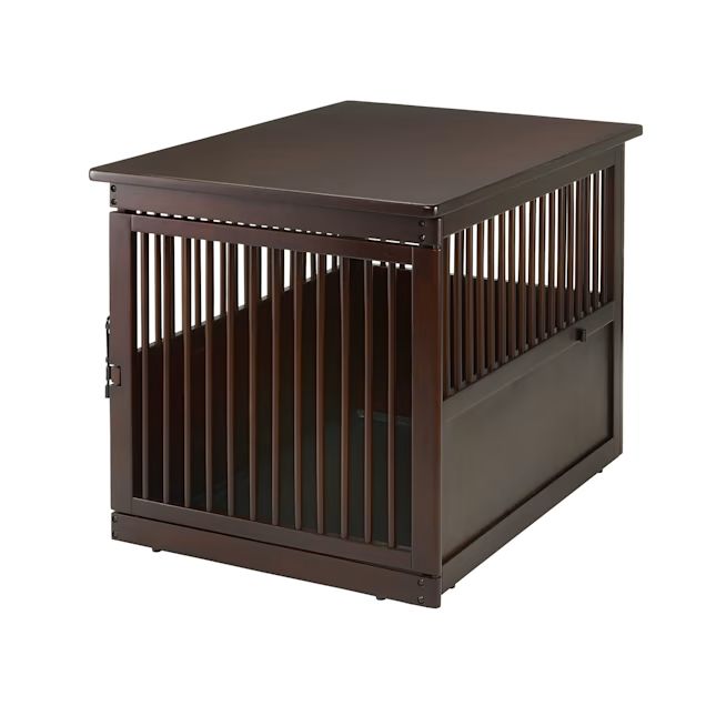 Richell Wooden End Table Pet Crate,  41.5" x 29.5" x 25.6" | Petco