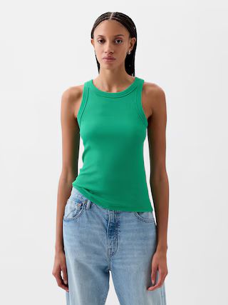 Modern Rib Halter Tank Top | Gap (US)