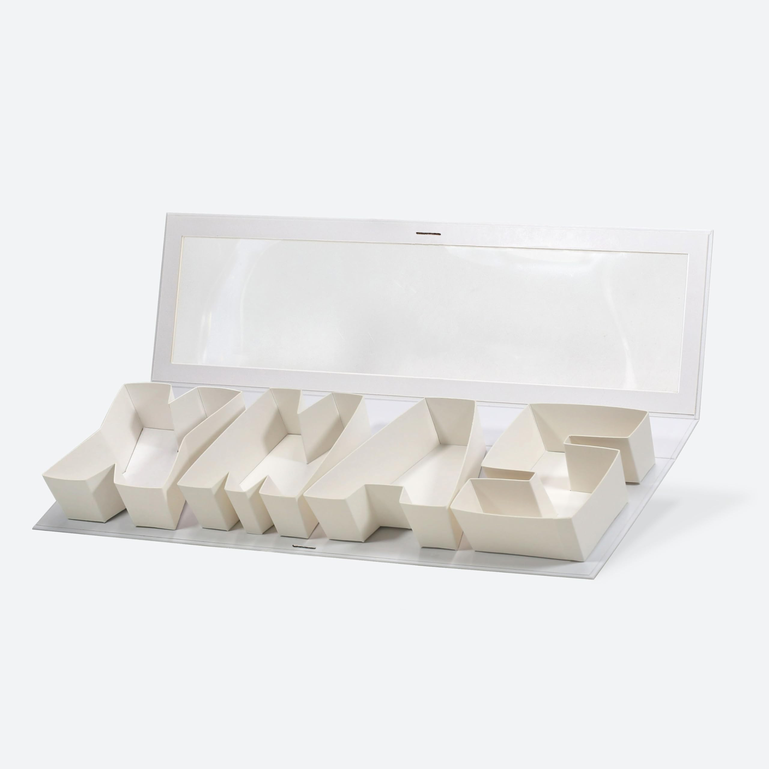 Geoto 21x6x2in 4-Letter Christmas Box for Gift Wrapping, XMAS Letter Carton for Flower and Food C... | Amazon (US)