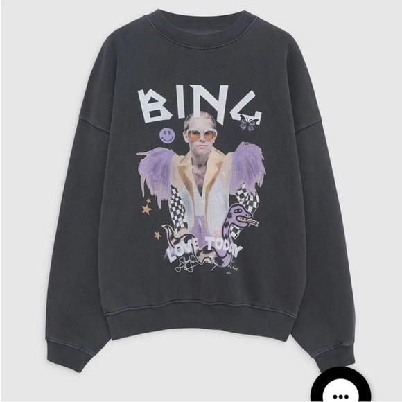 Anine Bing Elton John sweatshirt | Poshmark
