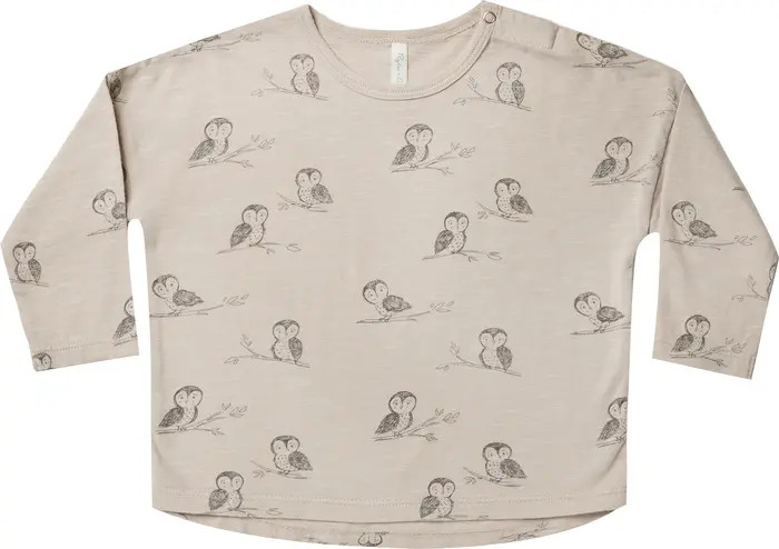 Cotton Owls Graphic Long Sleeve Top | Nordstrom Rack