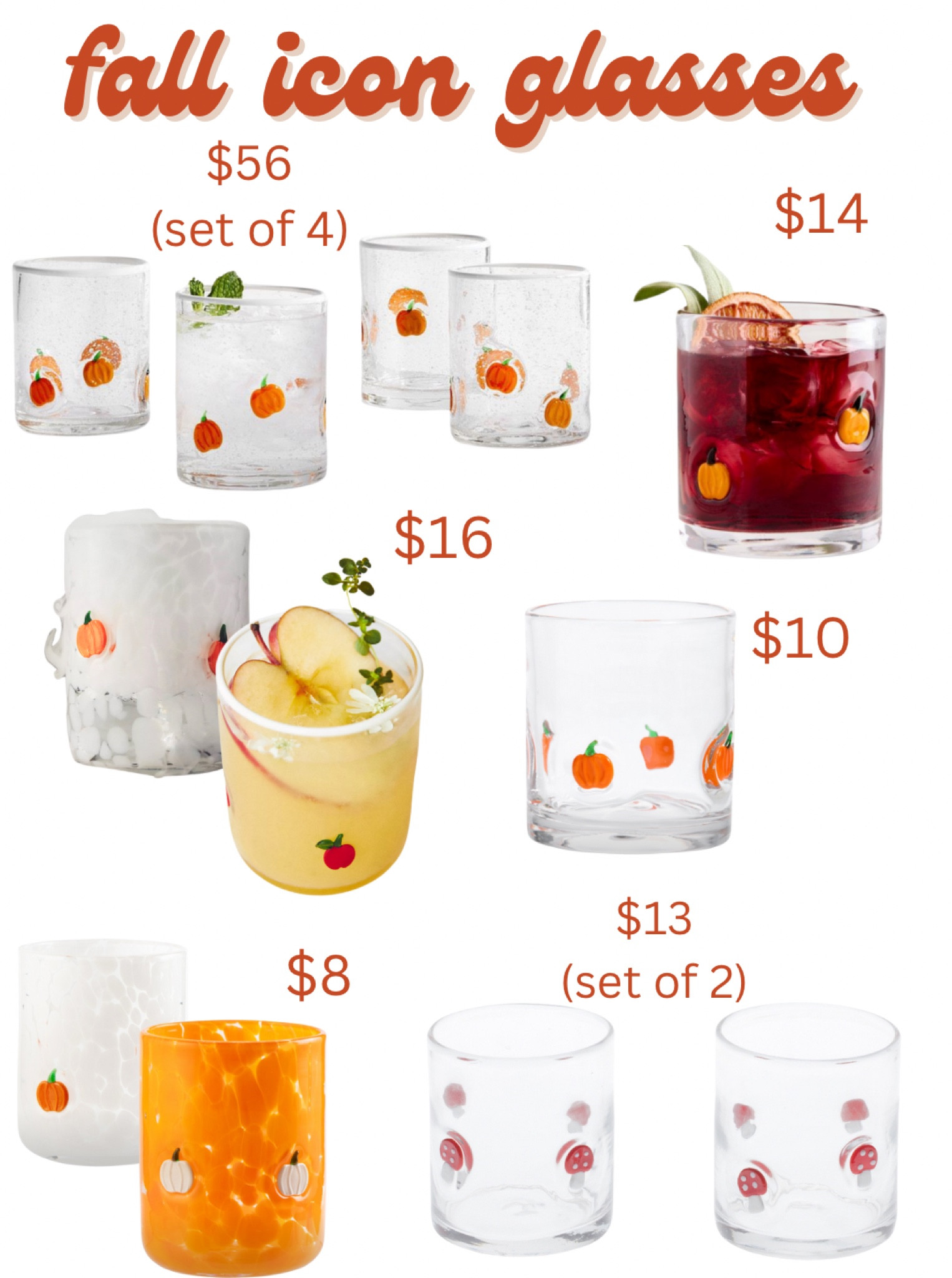 I’ve been loving these pumpkin icon glasses and I’ve hunted down every. single. one

#LTKSeasonal #LTKParties #LTKHome