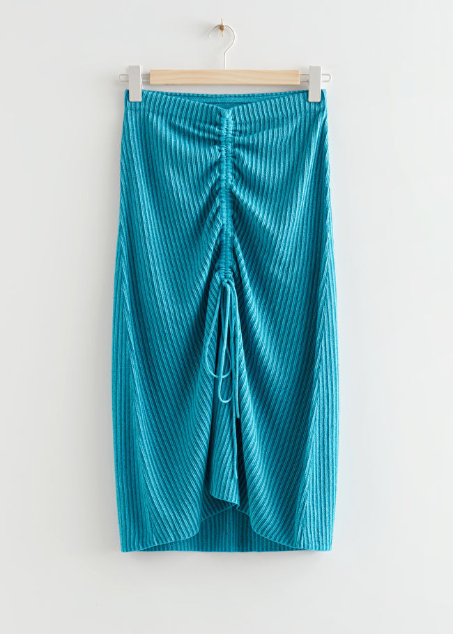 Rib Knit Midi Skirt | & Other Stories US