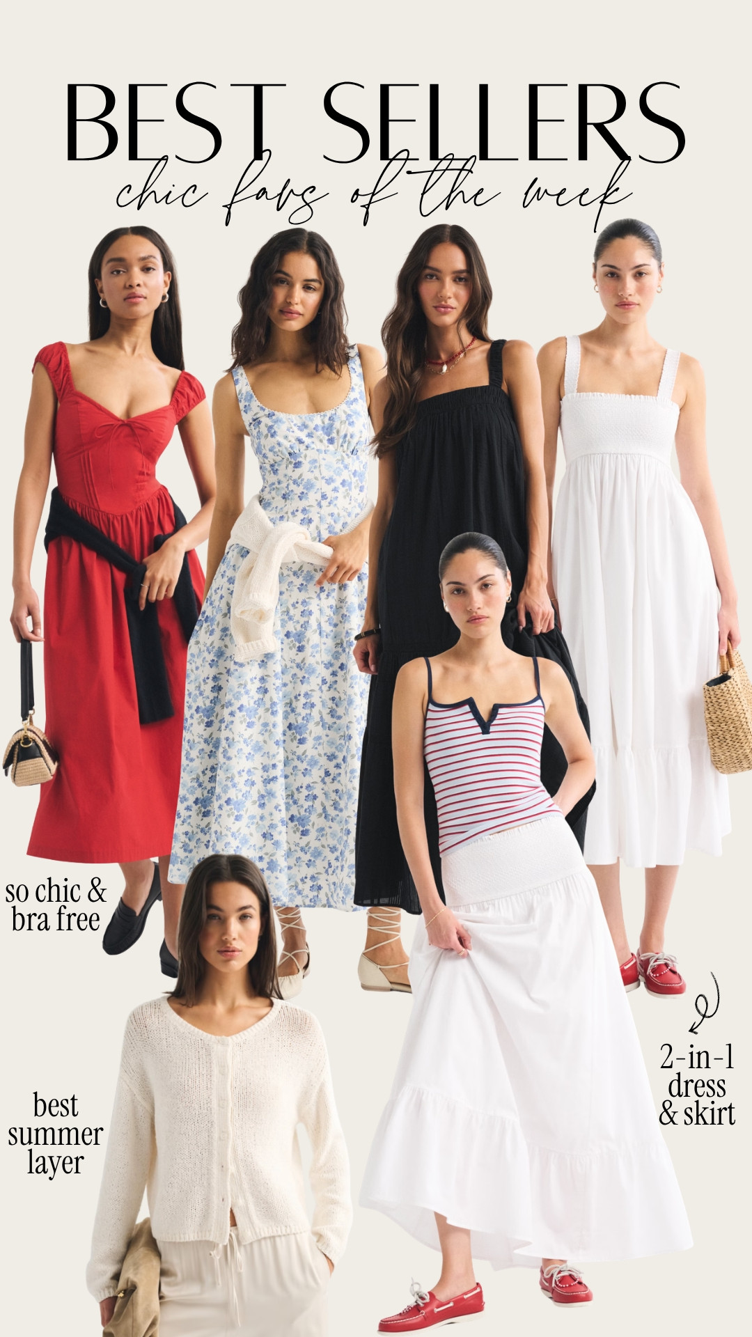 Chic favs of the week! Best seller summer staples all from @abercrombie

#LTKSeasonal