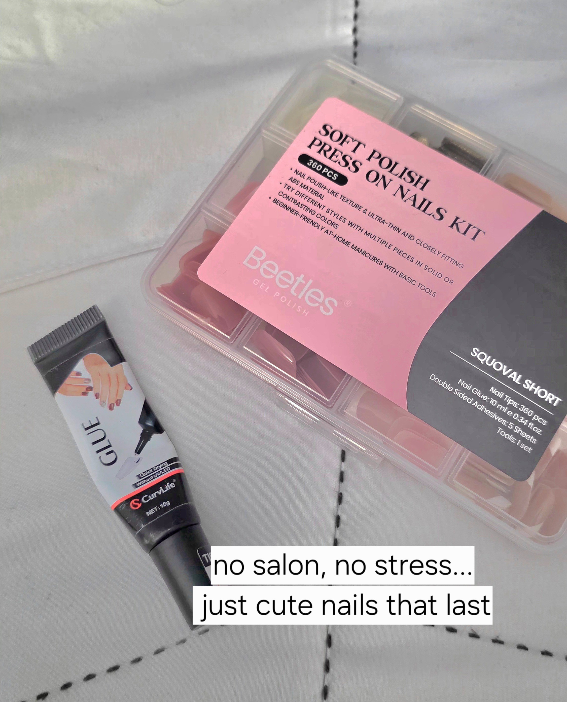 Clean, polished, and effortless… exactly how I like it 🤍the easiest way to look put together in minutes 👀this glue + remover duo =quick apply, strong hold, and no stressful removal 

#LTKmomlife #LTKSaleAlert #LTKselfcare