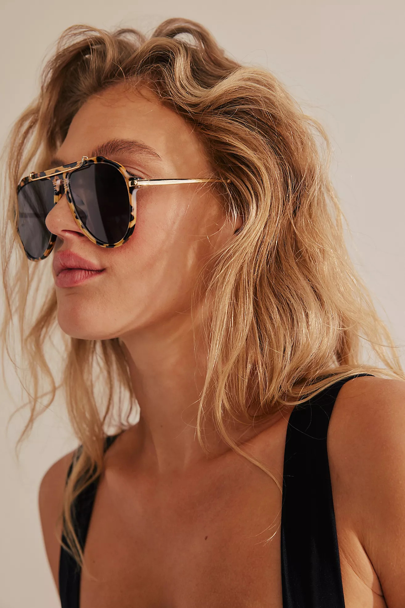 Ventura Oversized Aviator Sunglasses | Free People (Global - UK&FR Excluded)