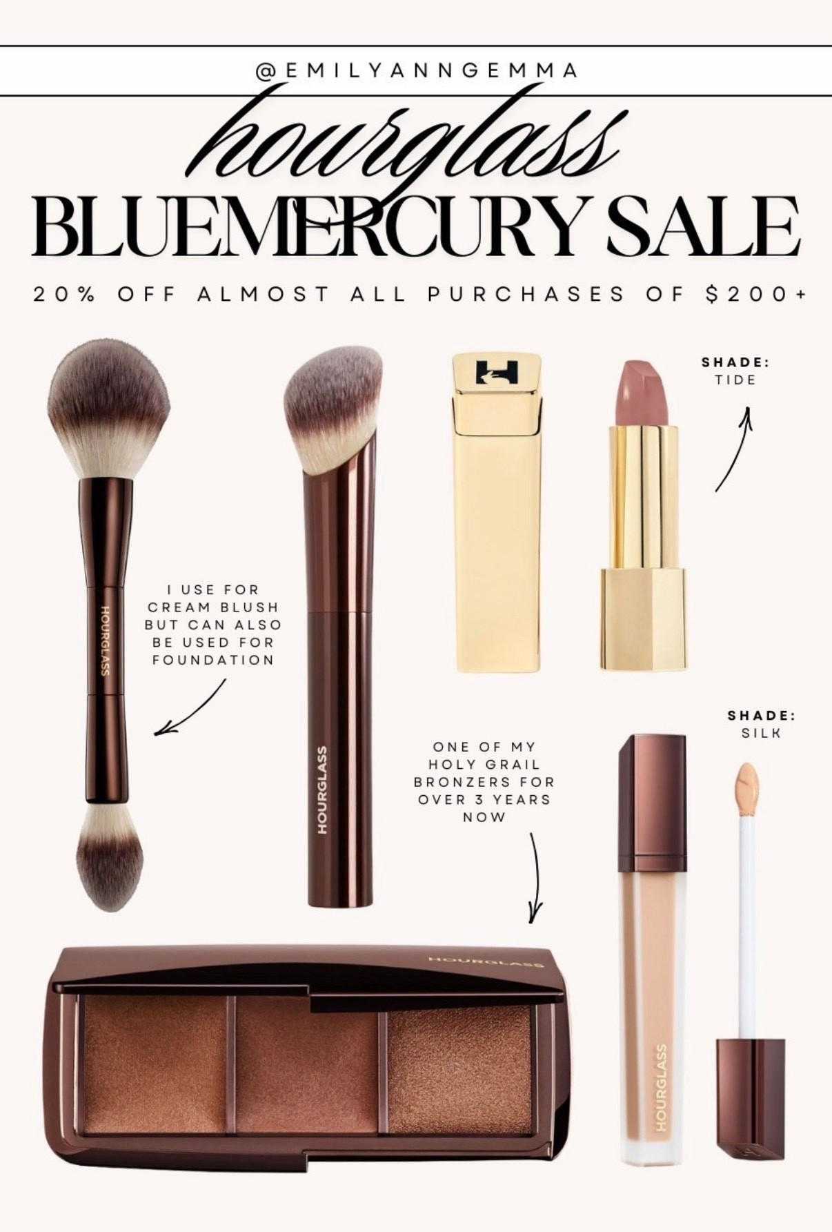 Bluemercury’s sale is here and Hourglass is 20% off with your purchase of $200+ ✨ Grab my favorite brush for cream blush and my go-to daily lipstick shade before they sell out 💄🛍️

#LTKSaleAlert #LTKBeauty