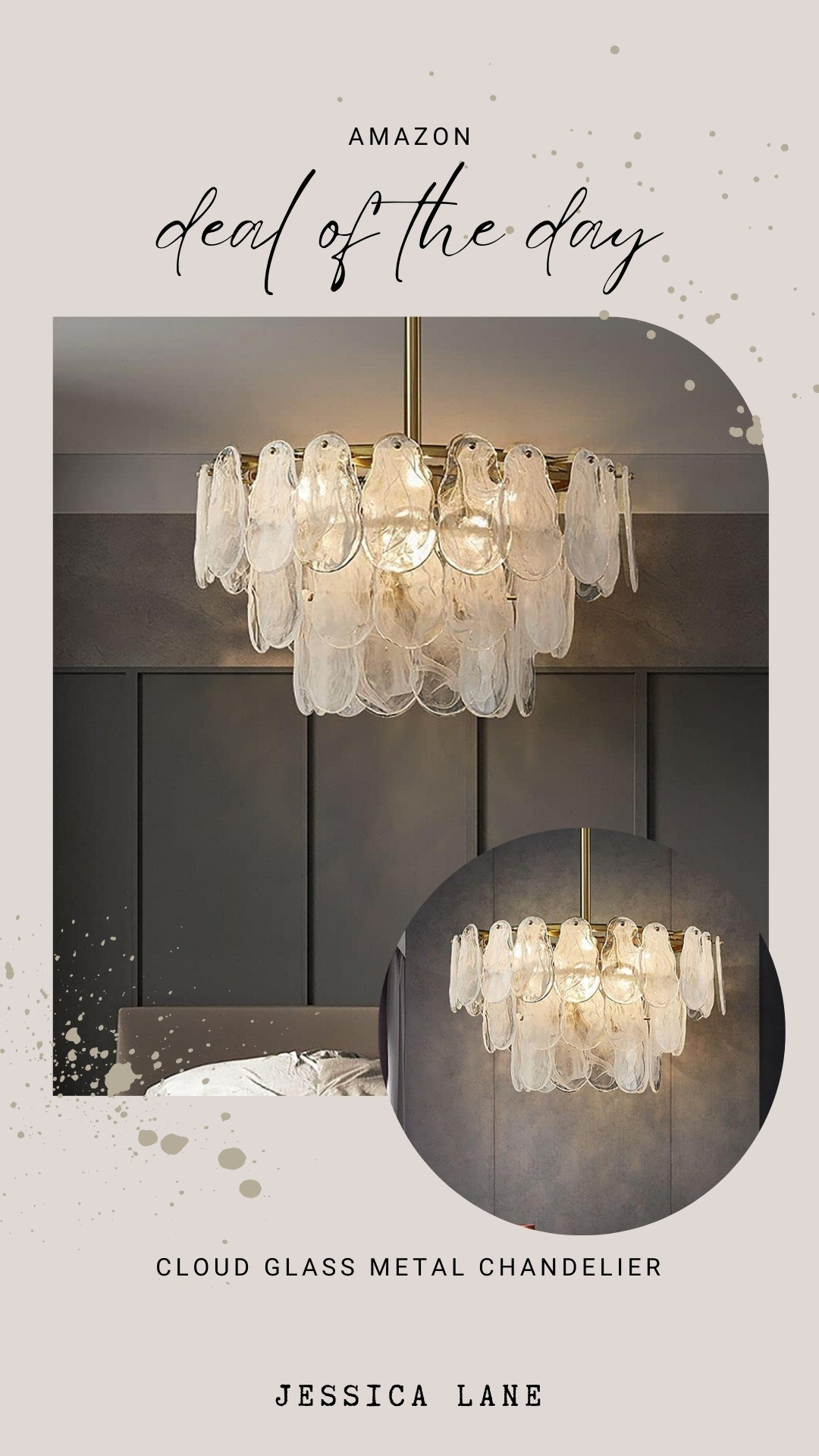 Cloud glass chandelier perfect for that dreamy Restoration Hardware look. Light up your space in style.#AmazonFinds #HomeDecor

#LTKHome #LTKSaleAlert