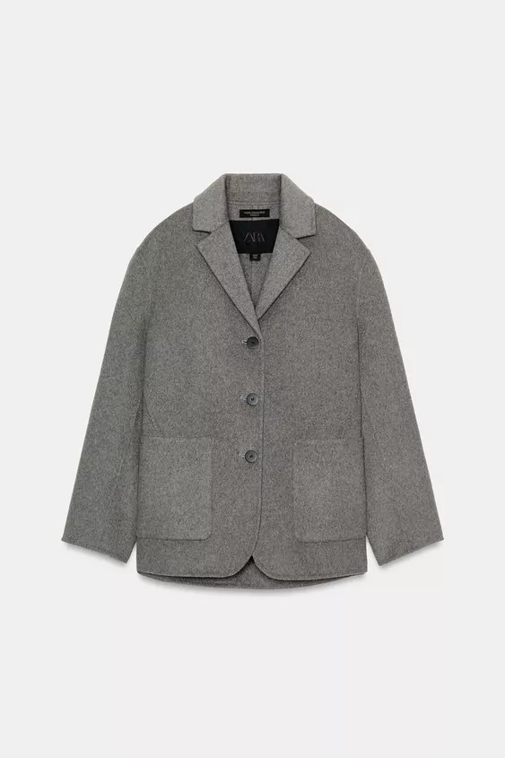 HIGH COLLAR BLAZER ZW COLLECTION | Zara US