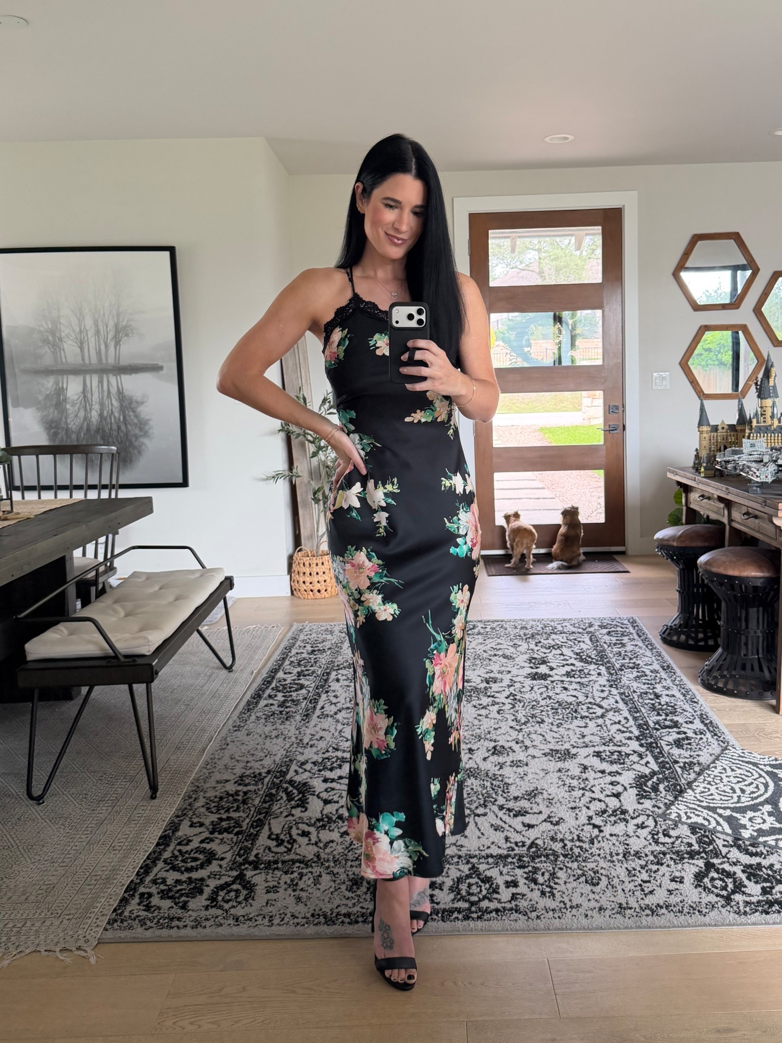 Another beautiful Petal & Pup maxi dress under $100. Wearing the size 4. If you’re busty, size up. 