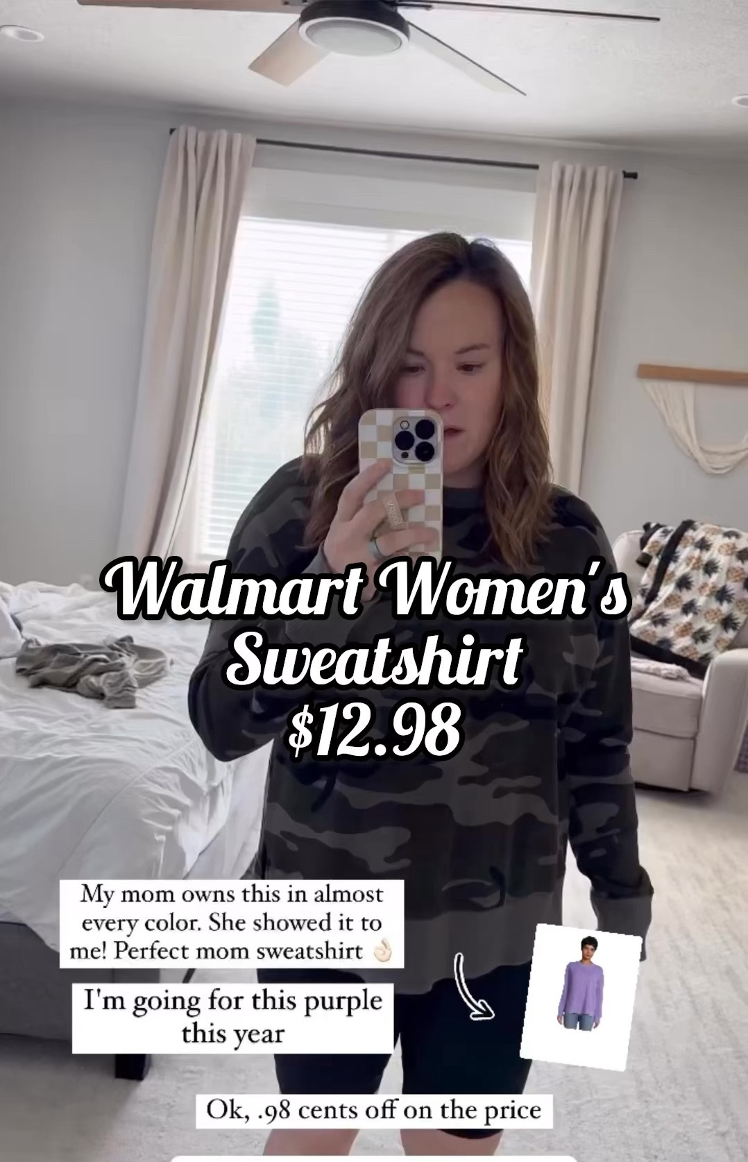 I buy this sweatshirt every year! A perfect mom sweatshirt. Wear it with leggings or jeans. Light weight & comes in 6 colors (I won't tell you how many of those 6 I own) 😉 

#LTKfamily #LTKSeasonal