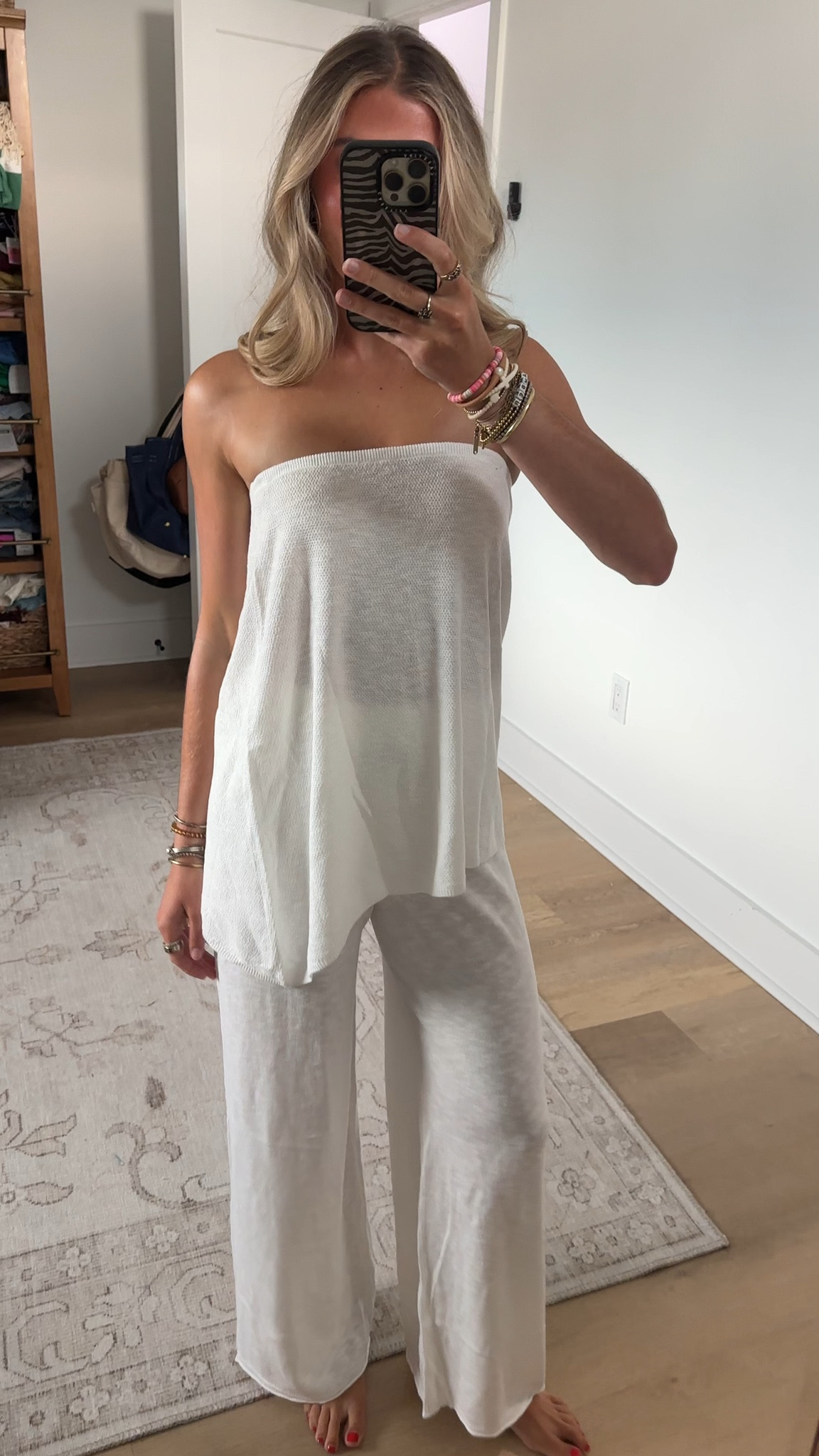 Amazon size small 2 Piece Sets for Women Summer Knit Tube Top and Wide Leg Pants Outfits Vacation Travel Matching Strapless Set

#LTKootd #LTKSaleAlert #LTKSeasonal